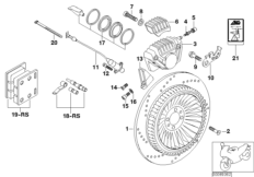 Rear wheel brake, Integral ABS