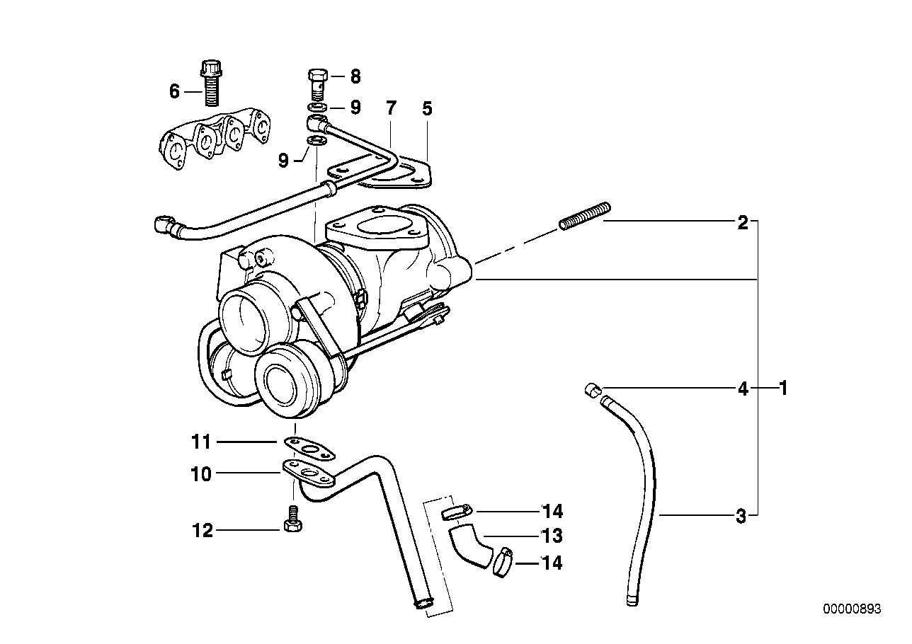 Turbosprężarka ze smarowaniem