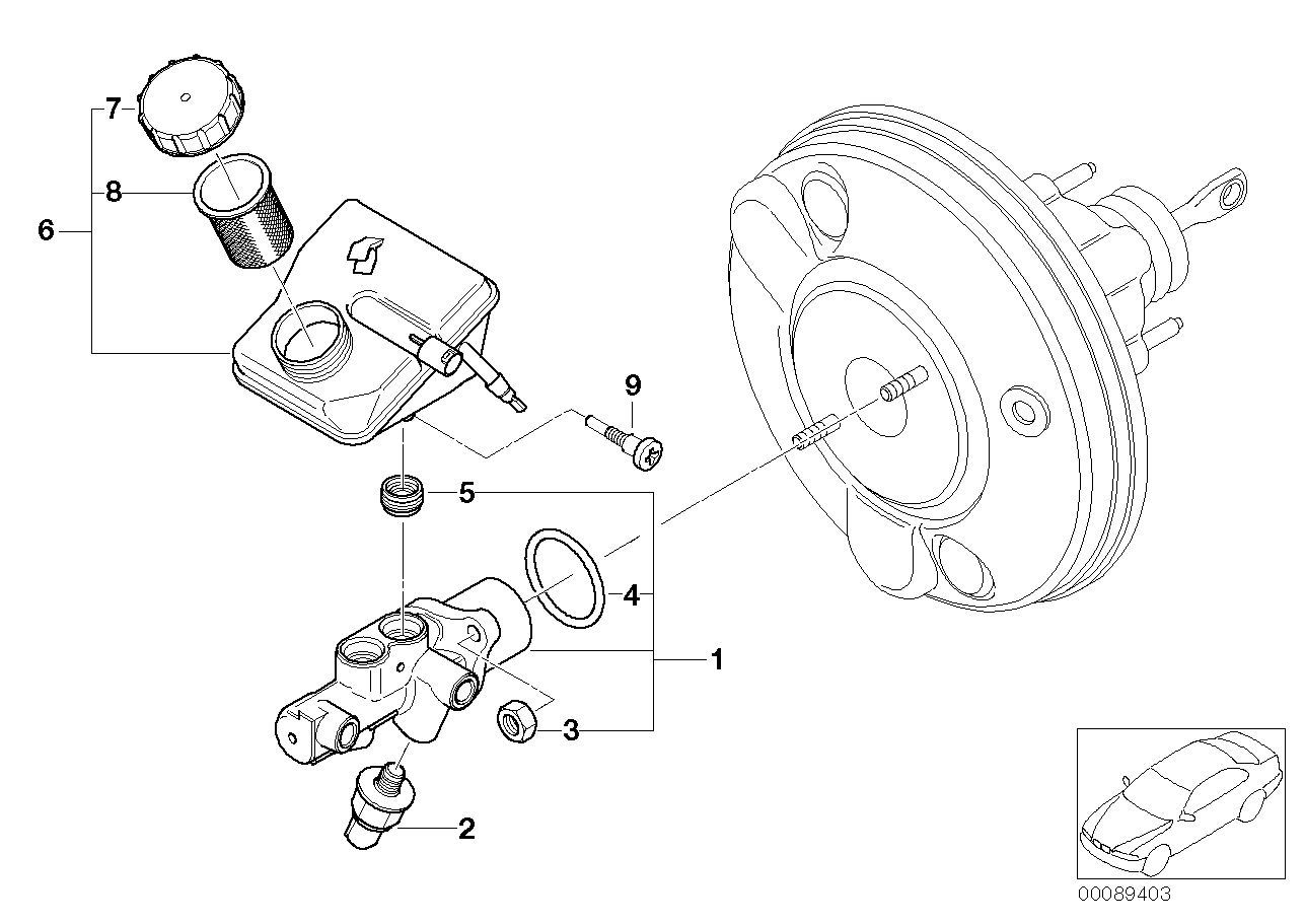 ブレーキ マスター シリンダー DSC