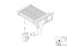 Heater radiator Behr