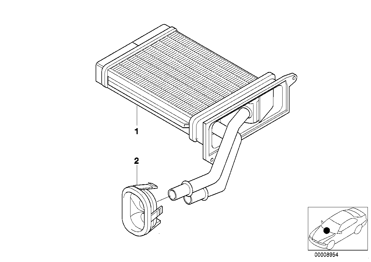 Radiator verwarming Behr