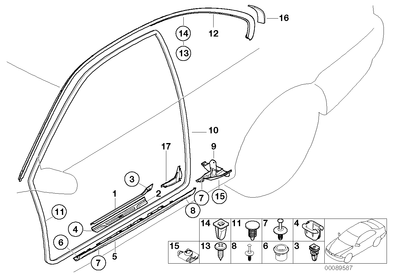 Randbescherming / afdekplaat dorpel