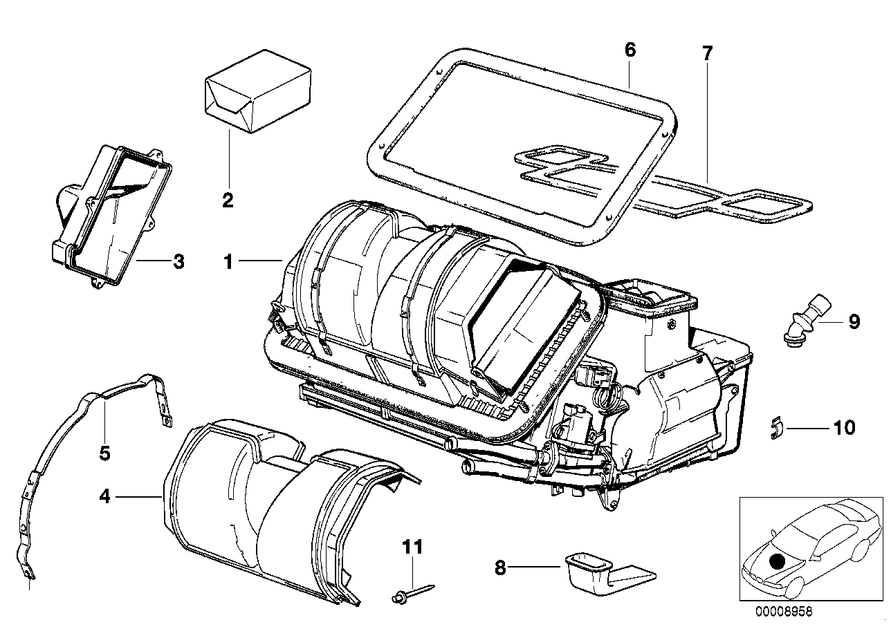 ハウジング部品､A/C