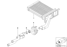 Heater radiator air conditioning