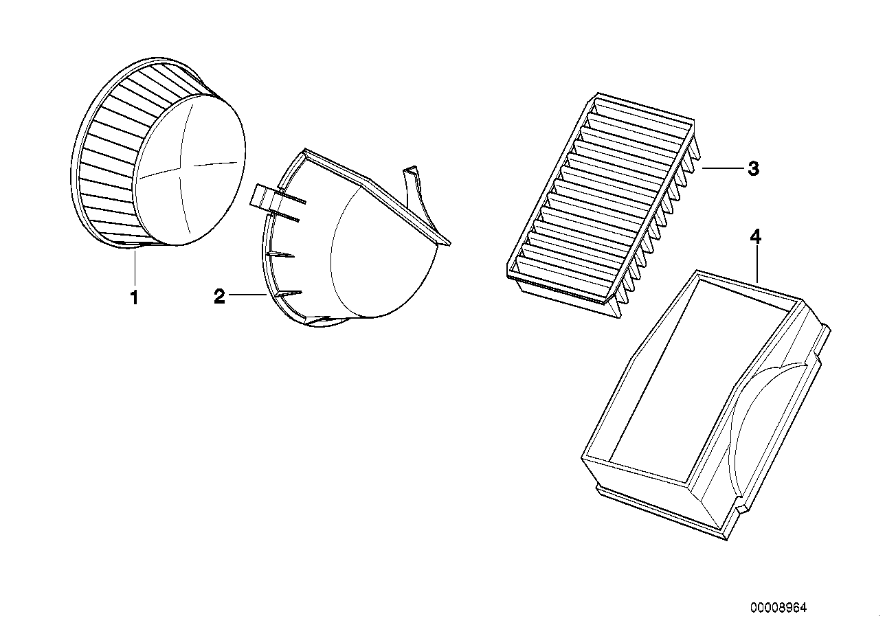 微尘滤清器/微尘滤清器盖罩