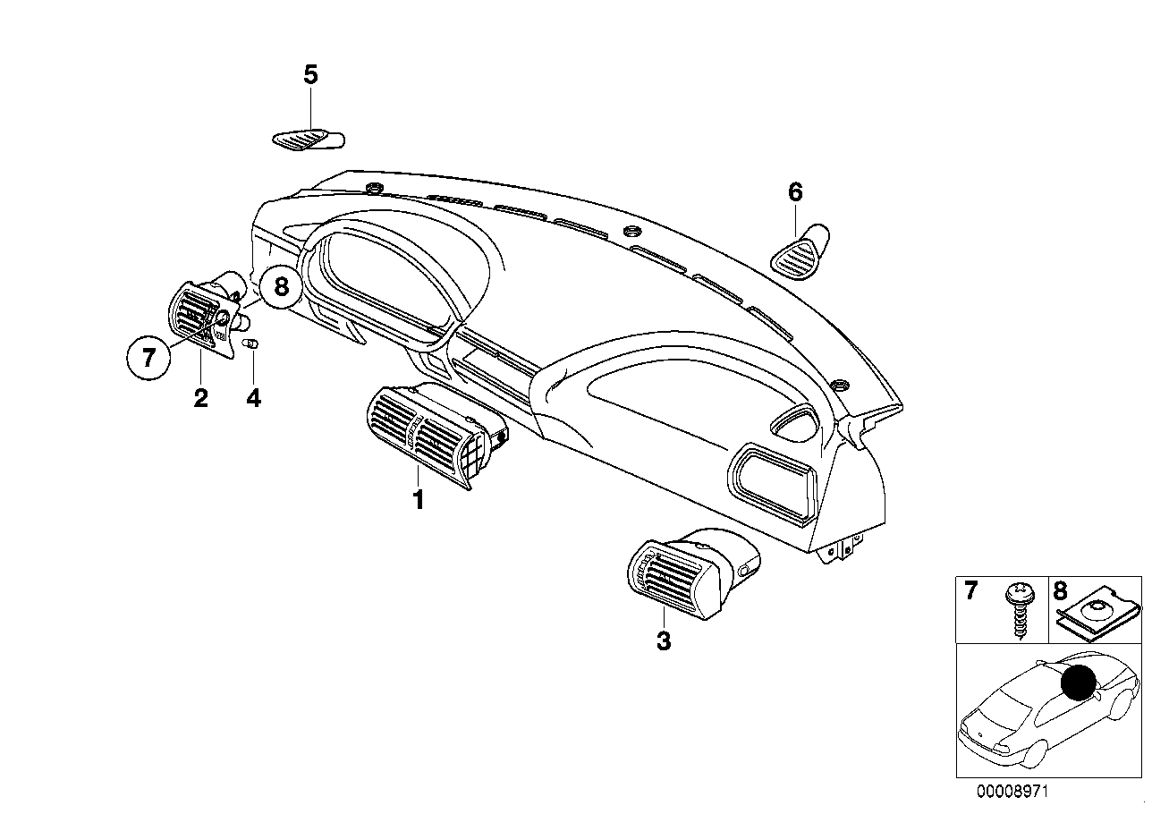 Outflow nozzles/covers