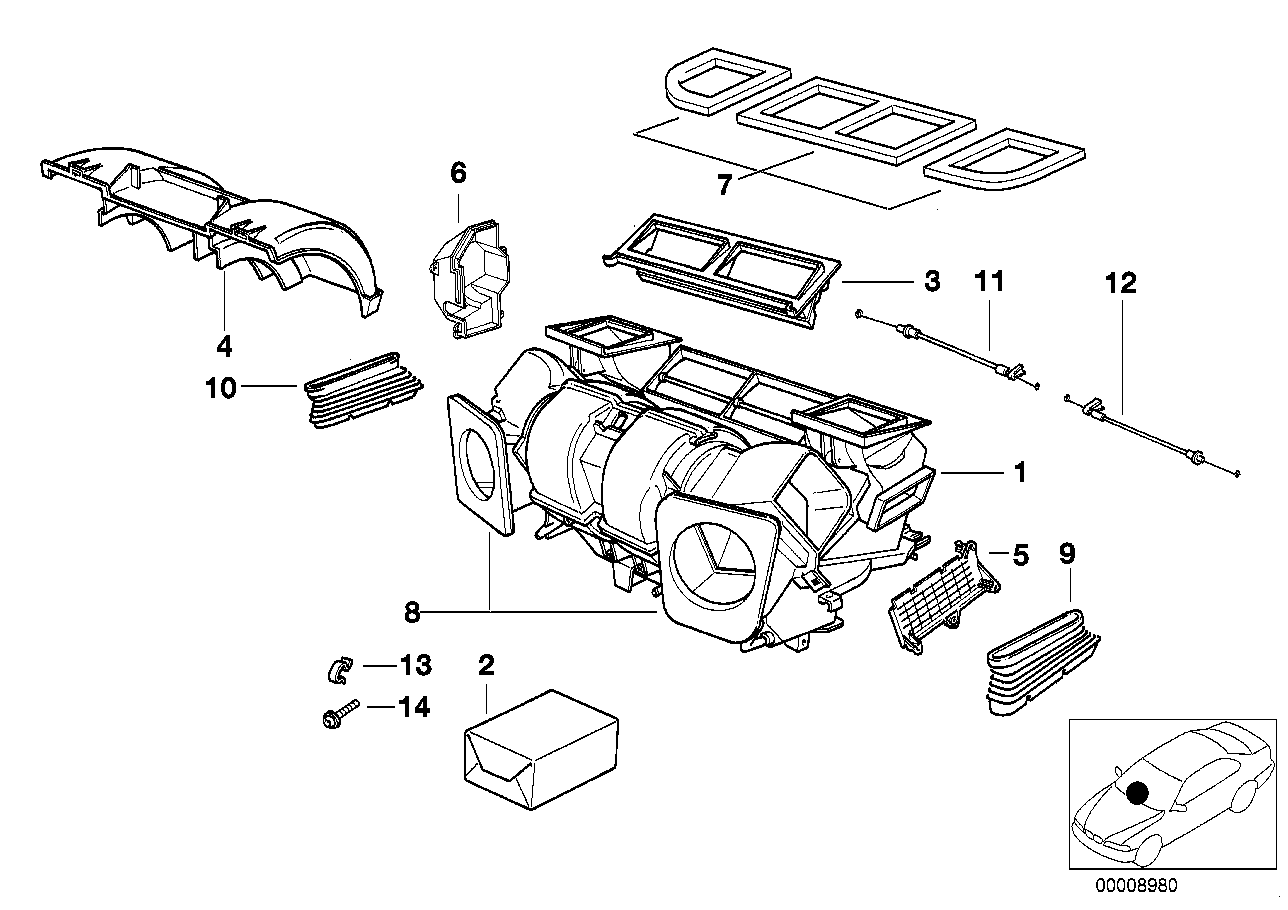 ハウジング部品､オート A/C