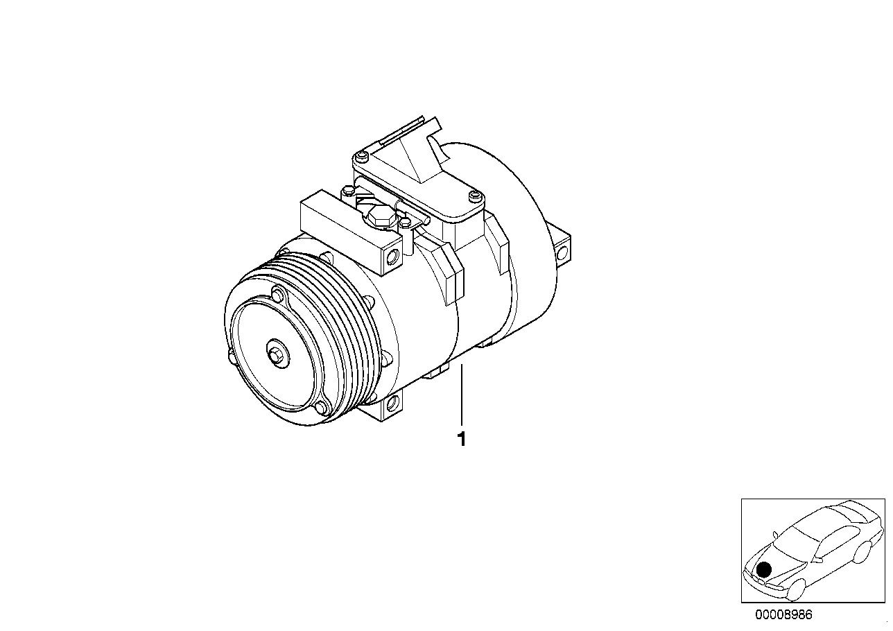 RP compressore del climatizzatore