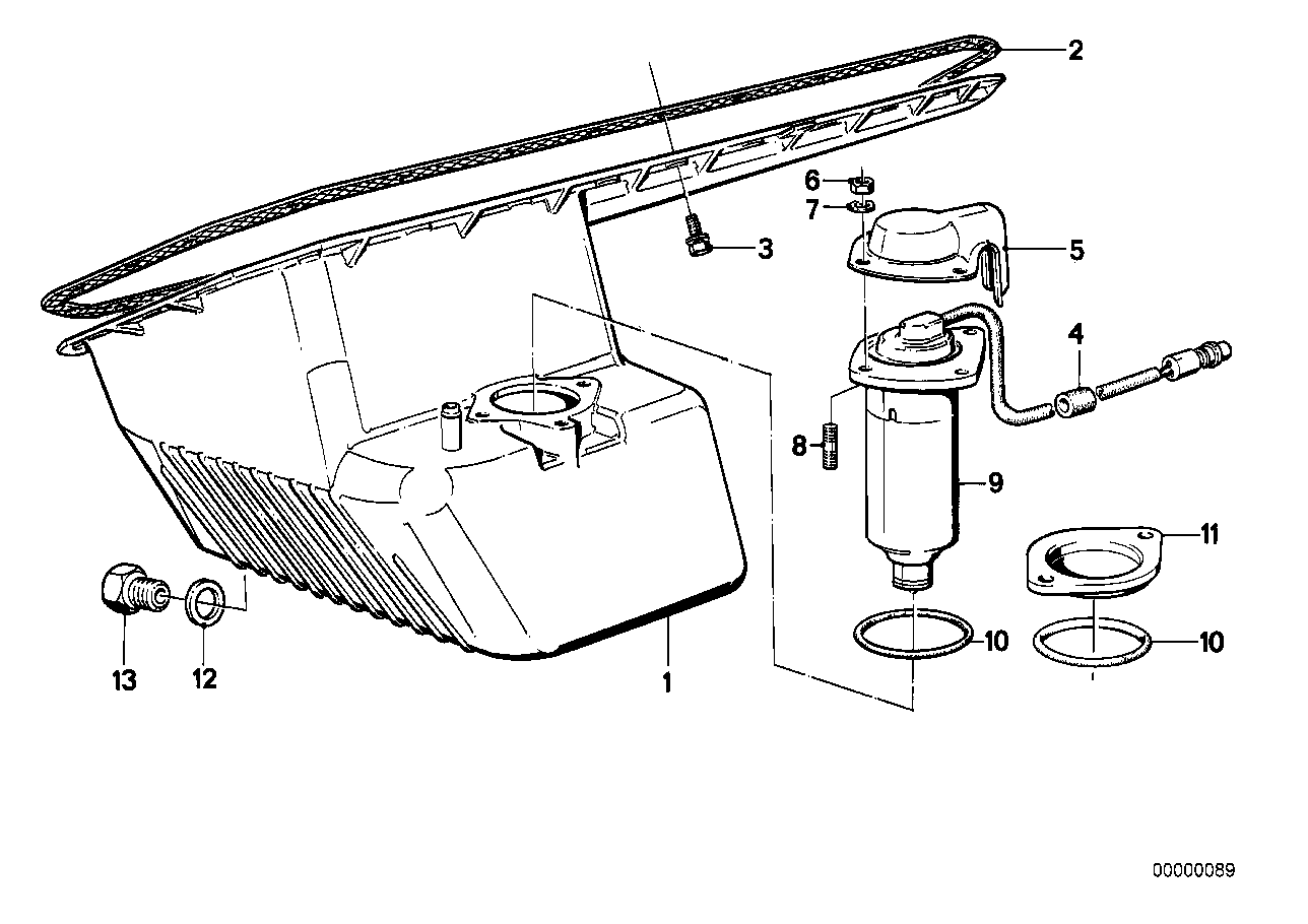 Carter de aceite/miril.para niv.d.aceite