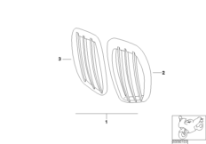 Set inlaatrooster chroom