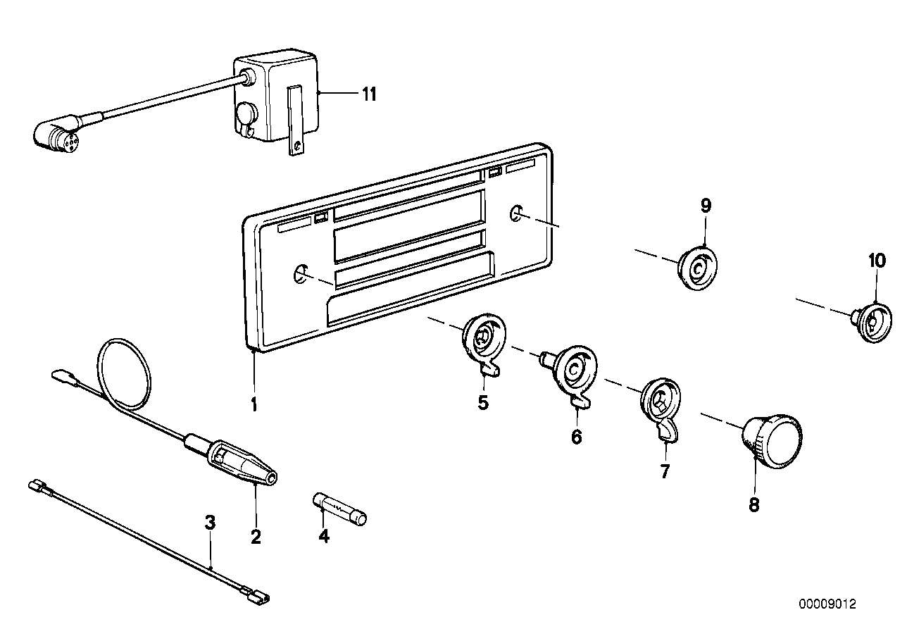 Radio-piezas adicionales