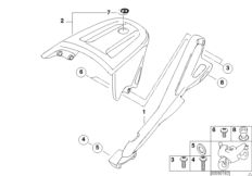 Porte-bagages avec porte-bagages