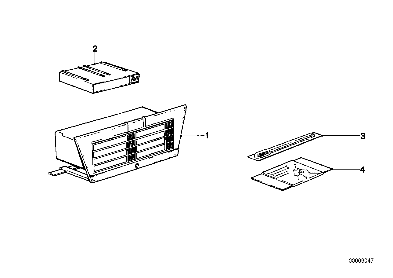 Acessórios do rádio