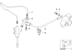 R ブレーキ ライン 、ABS 用ではない