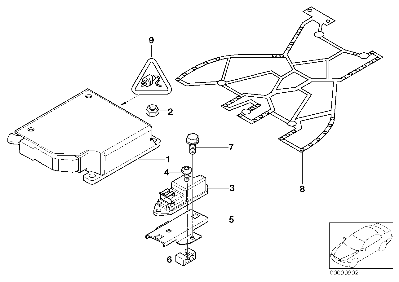 Elektrikteile Airbag