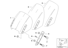 ウインドシールド 組付け部品