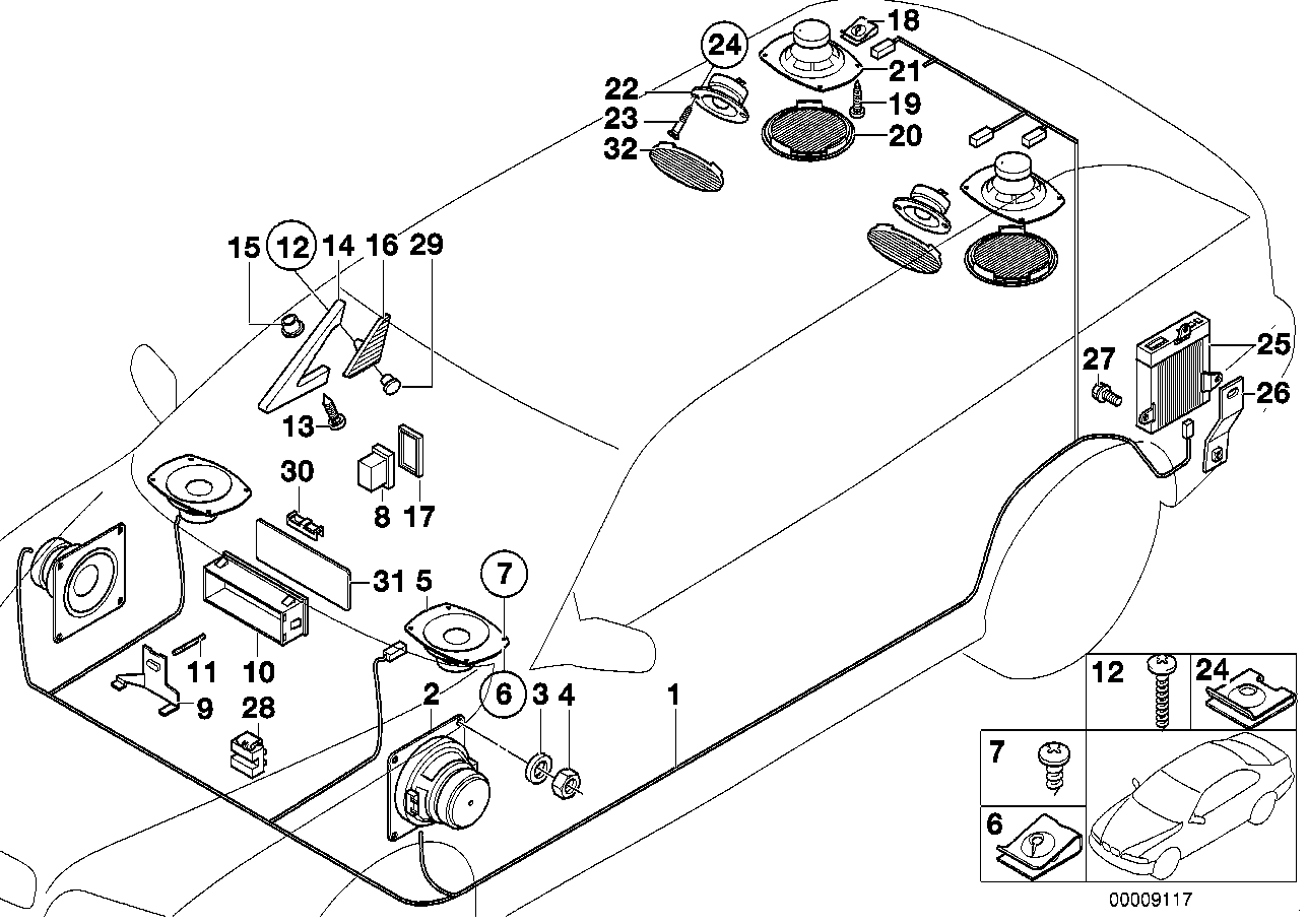 Piezas sueltas sistema hifi