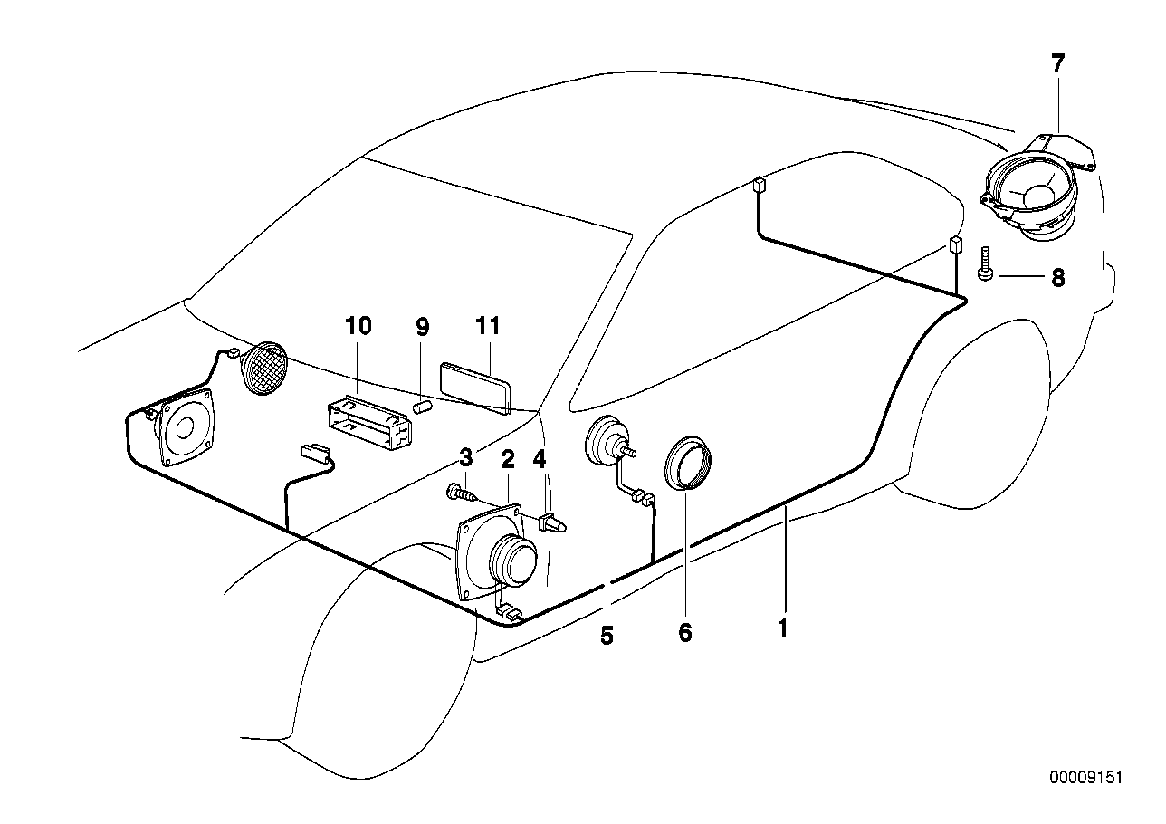 零件 立体声系统