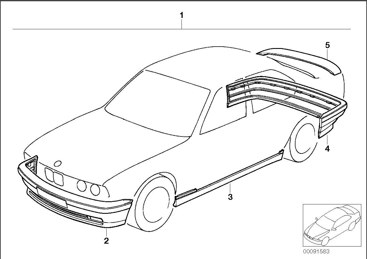 Dodatečná sada M aerodynamický paket