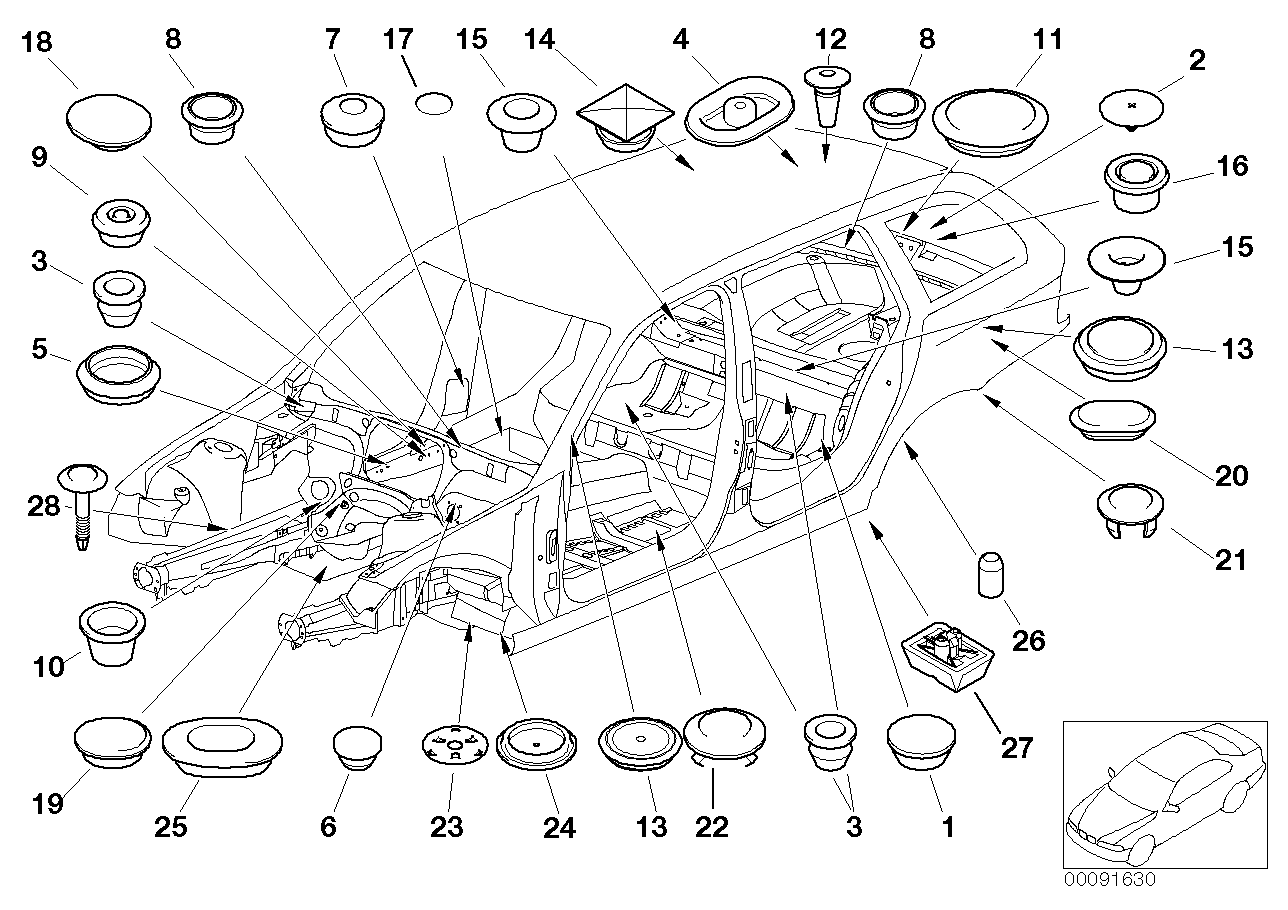 Afsluitdeksel/afsluitdop