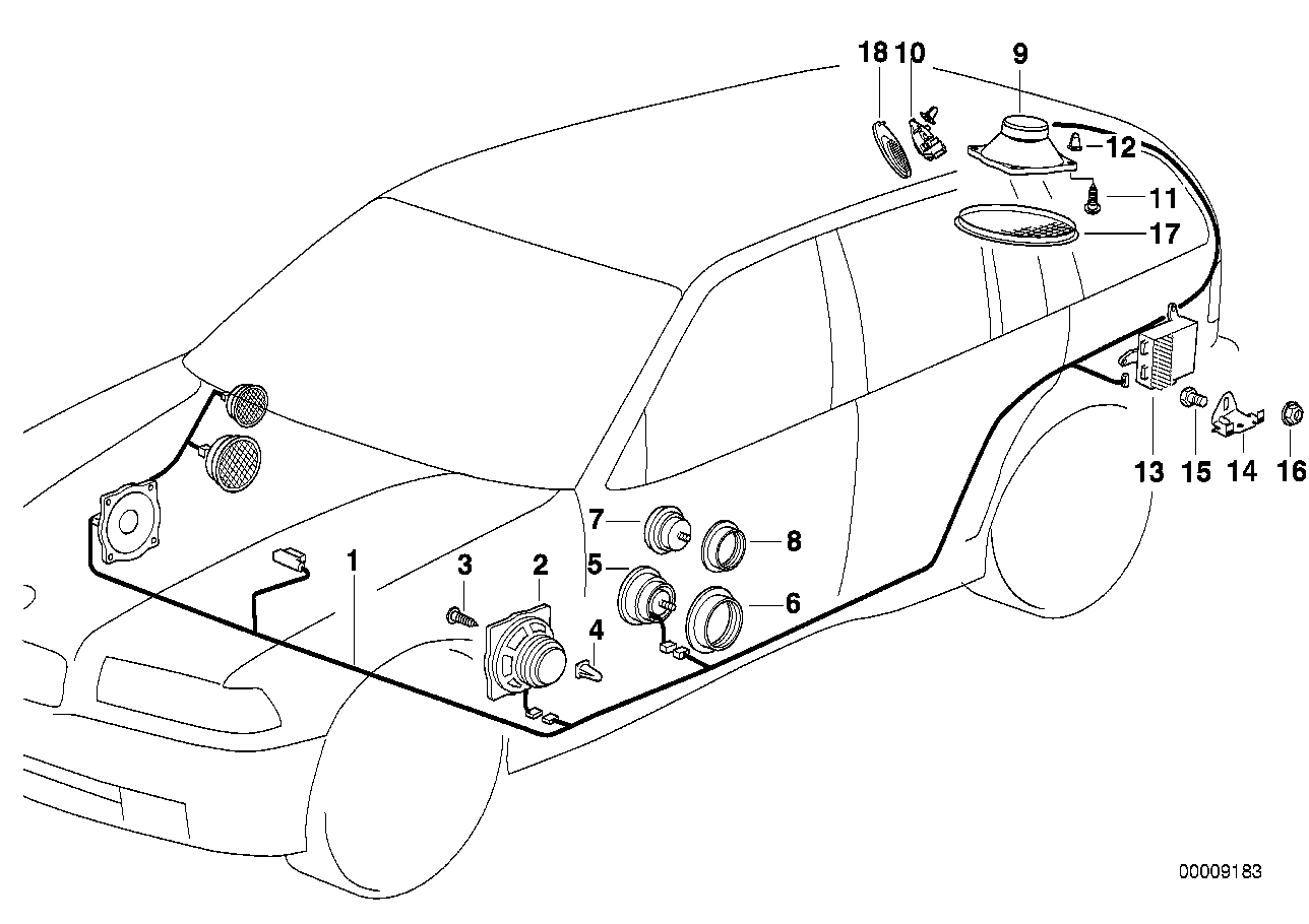 Pezzi singolo sistema hifi