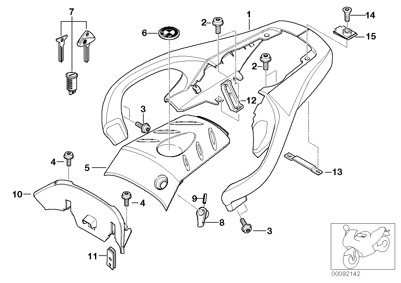 Pasamano con soporte portamaletas