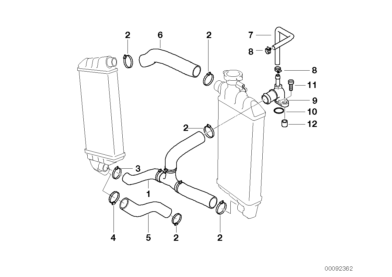 Systeme de refroidissement - durits