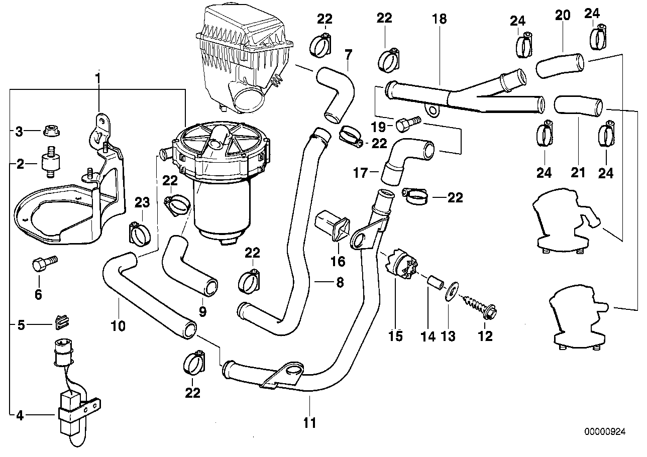 Emission control-air pump