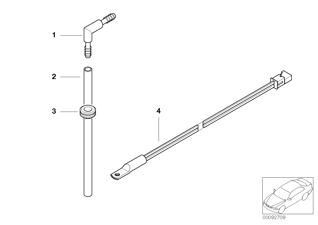 Accubevestiging en montageonderdelen