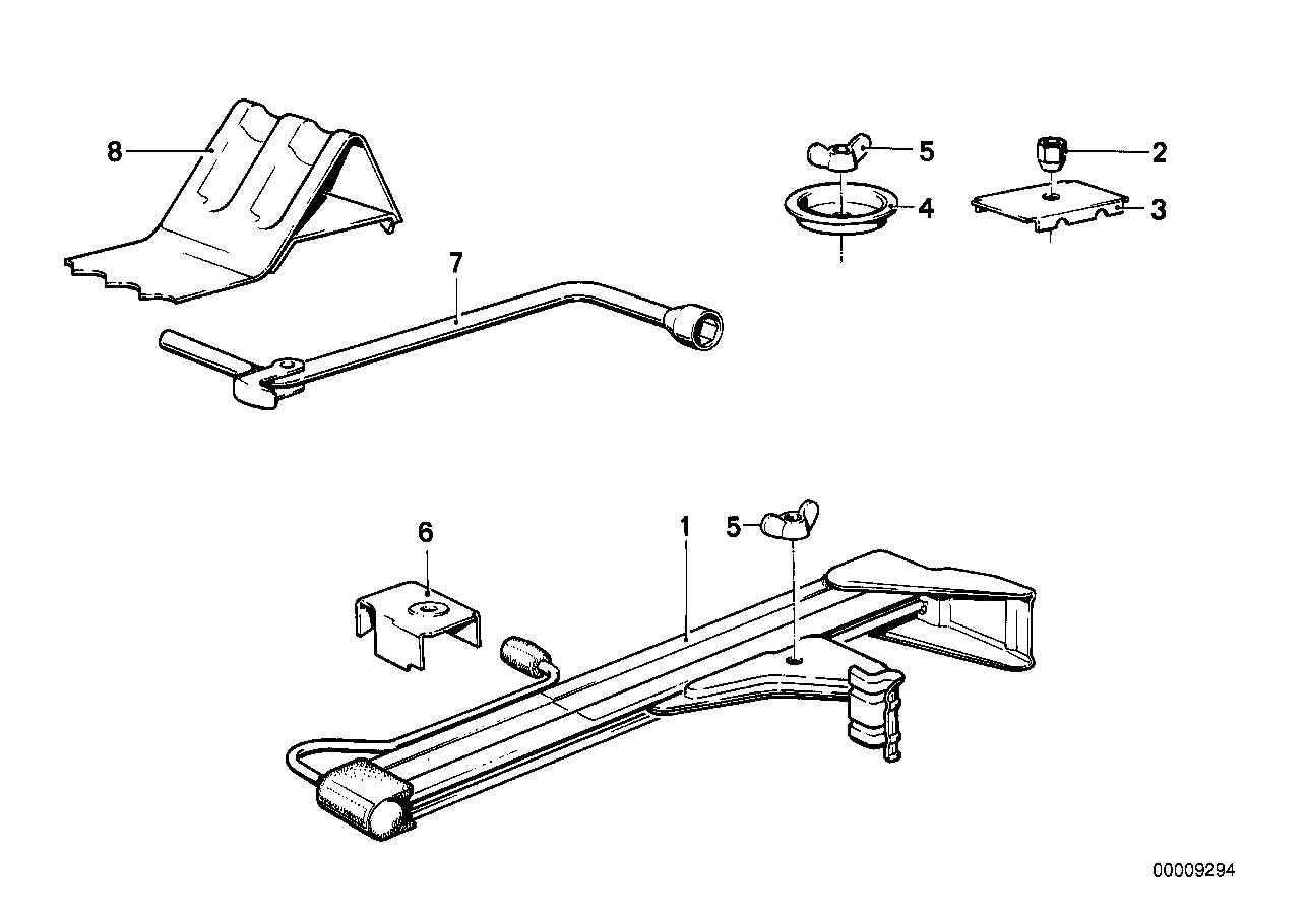 Tool kit/Lifting jack