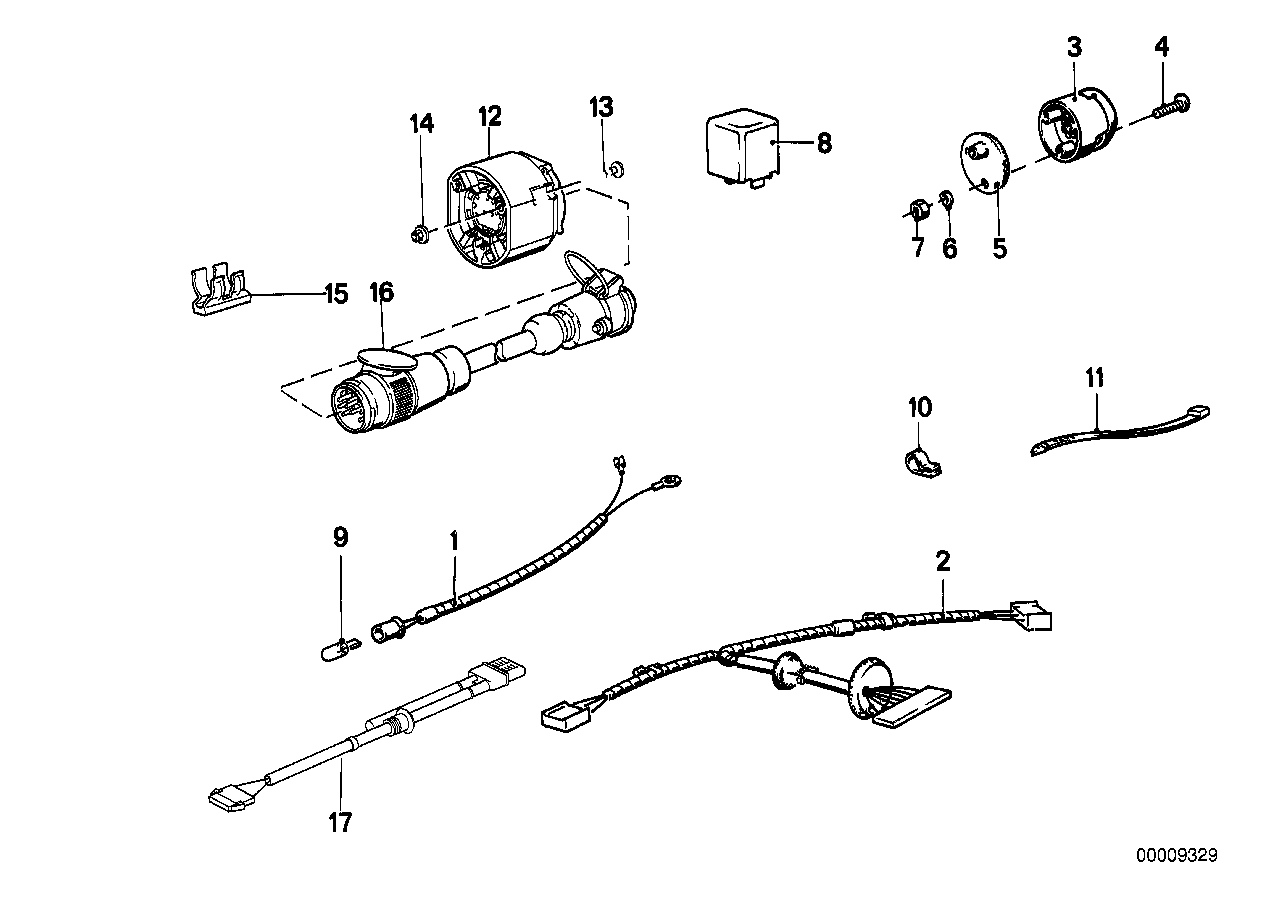 Kabelsats släpvagnskoppling