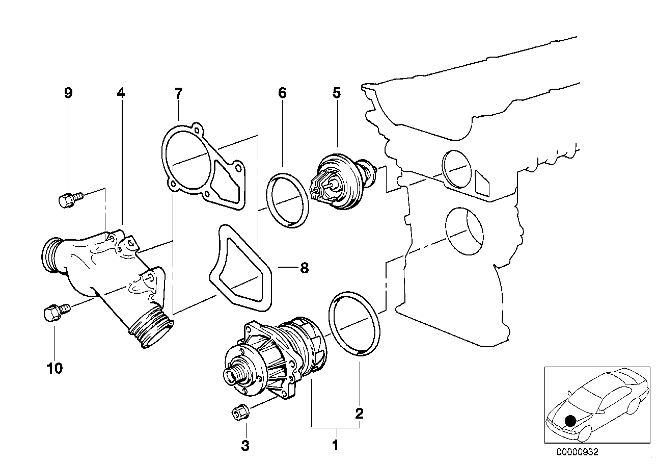 Sistema de refrigeracion-bomba de agua