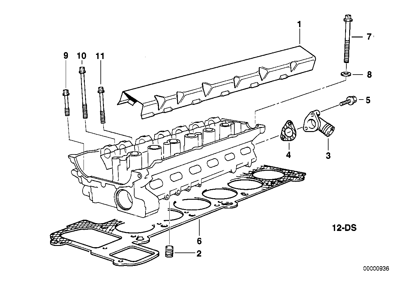 Cylinder head attached parts