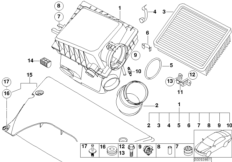 Intake silencer / Filter cartridge