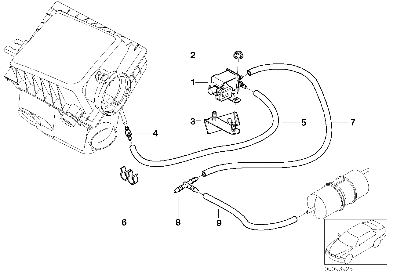 Vacuum control, choke