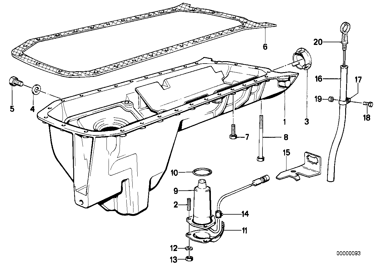 Carter de aceite/miril.para niv.d.aceite