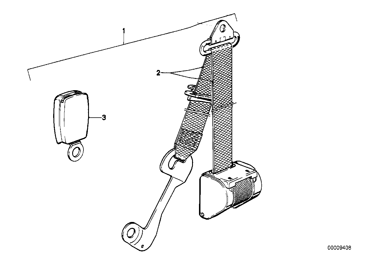 Sicherheitsgurt vorn 2-Türer