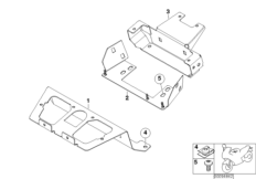 Bracket, officials utility