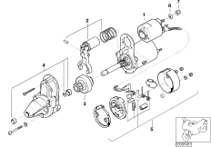 Motor de arranque Peças individuais