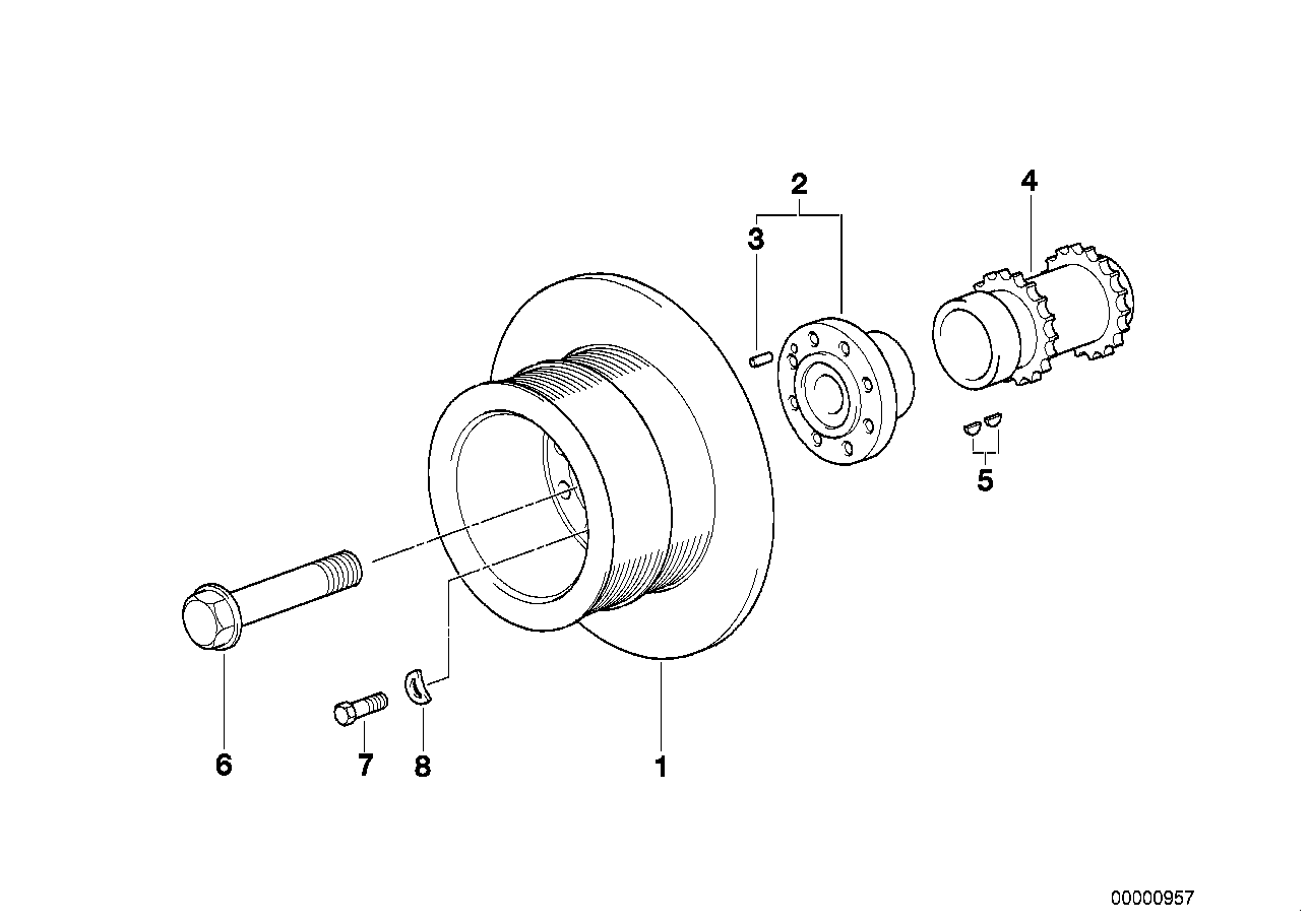 Entraînement par courroie/damper