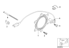 Voorwielrem sensor/ring