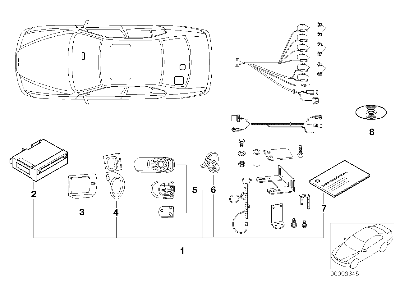 Navigation system with route map (SZ)