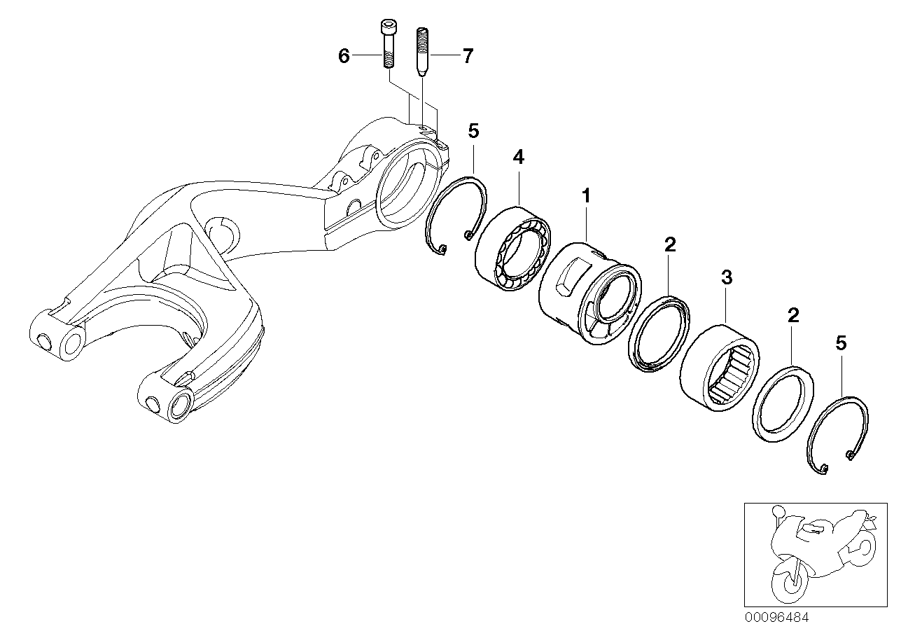 Vipparm excenter