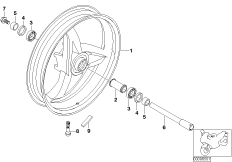 Roue avant