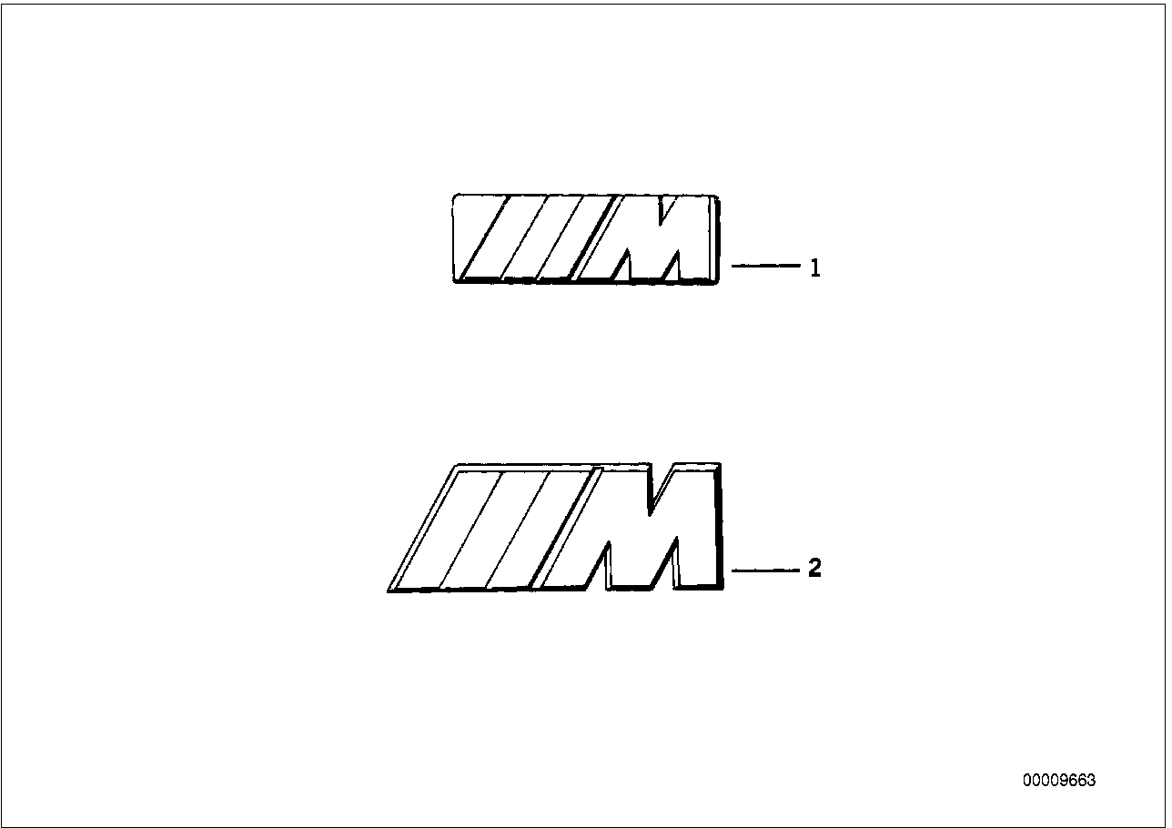 M エンブレム