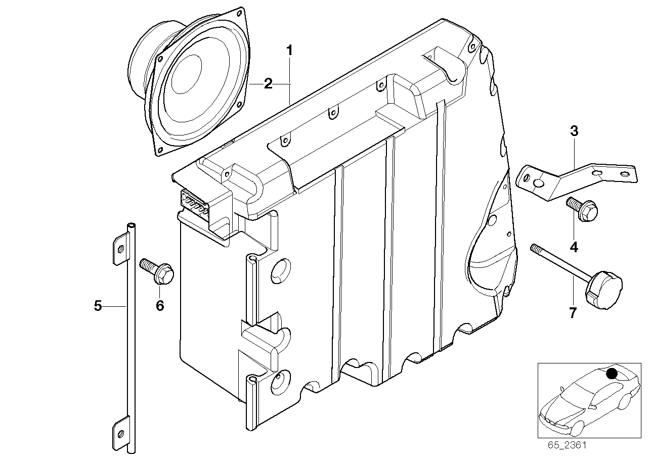 Επιμ.εξαρτ.κουτί Subwoofer HiFi/Top-HiFi