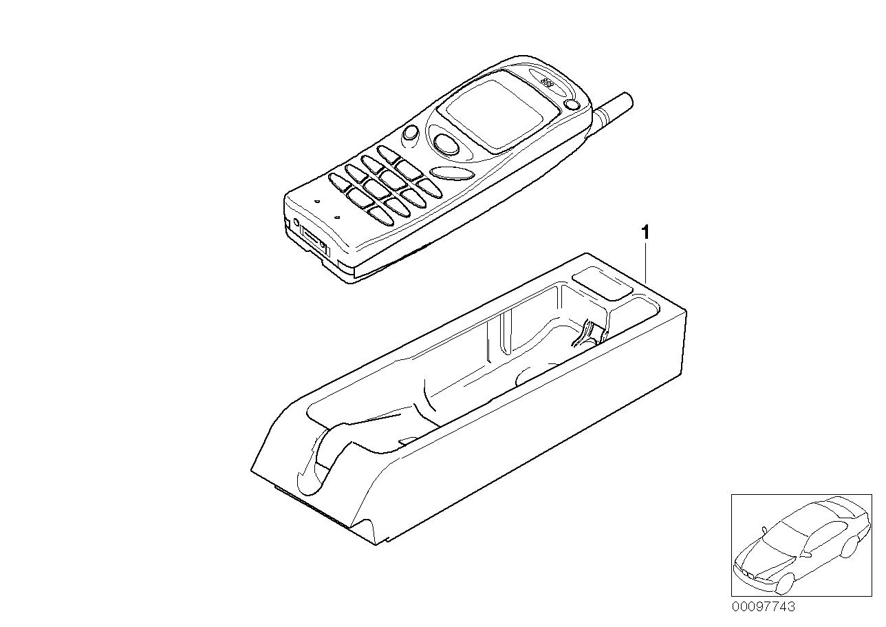 Pieces de console centrale - Nokia 3110