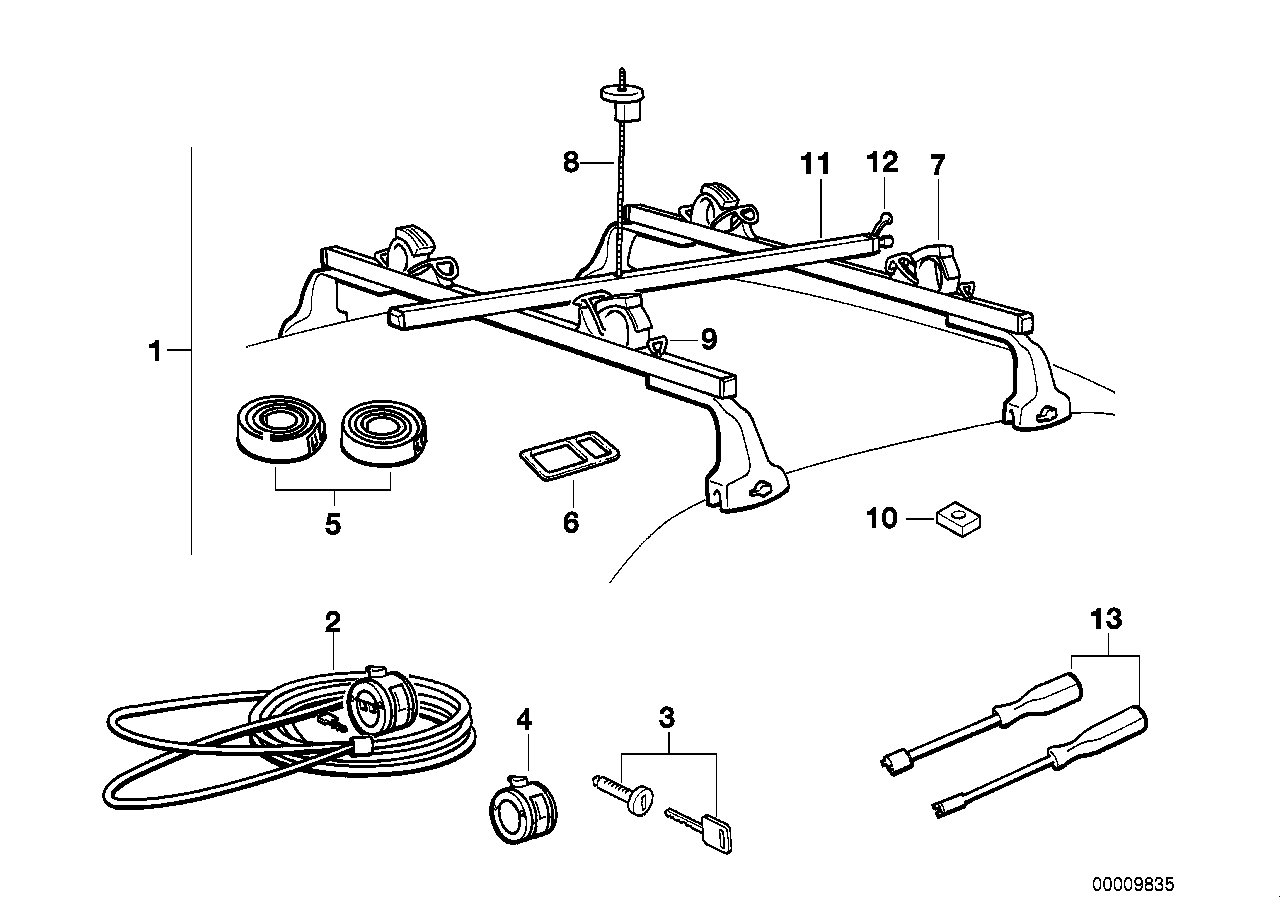 Soporte fijador para tablas de surfing