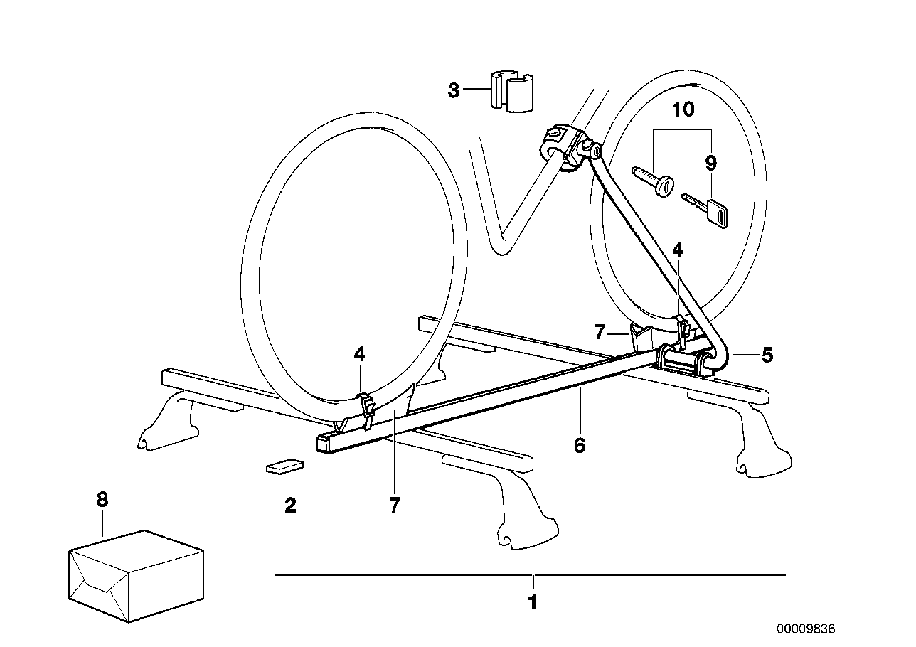 Porta-bicicletas de turismo