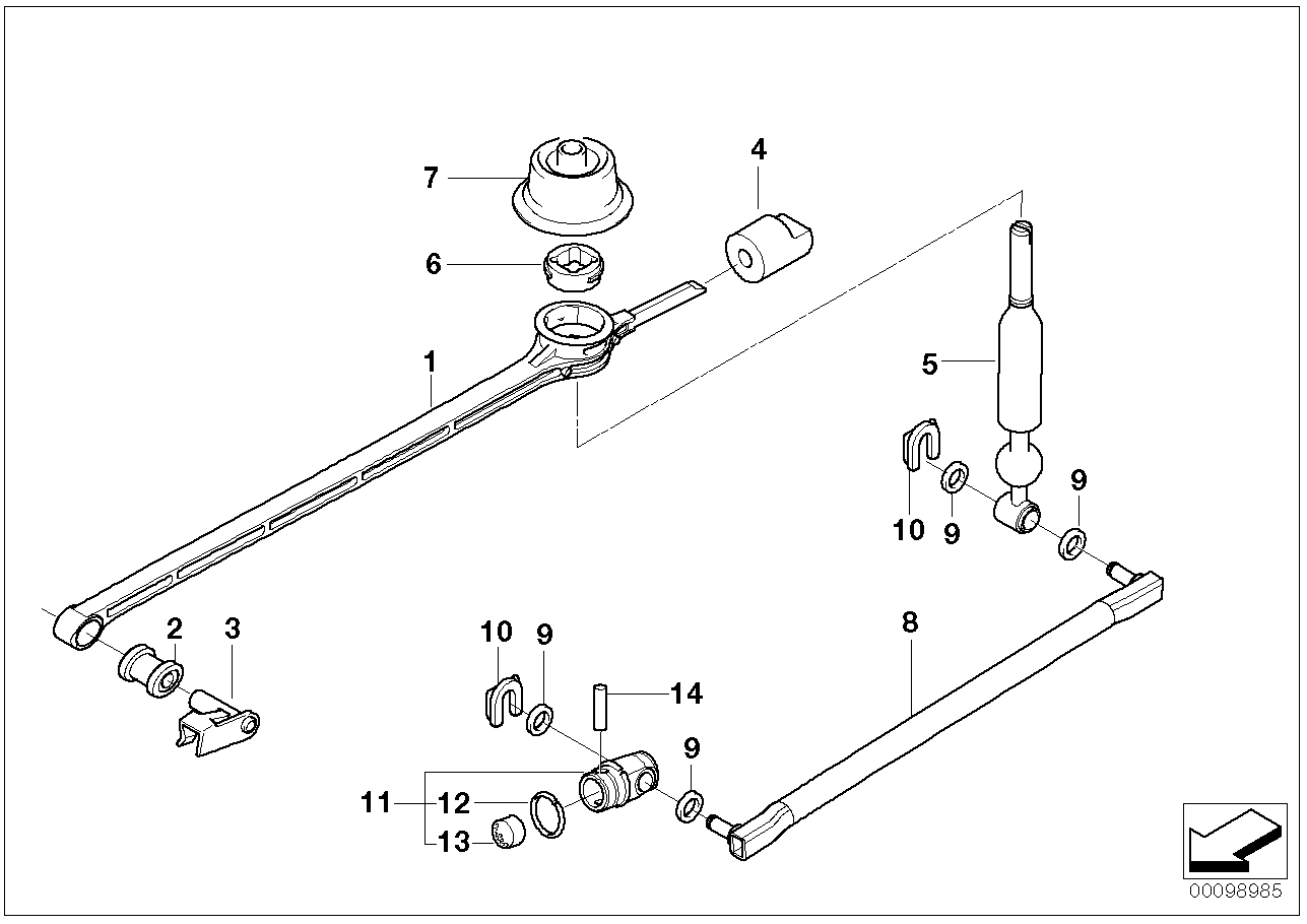 Gearshift, mechanical transmission